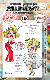 #475 Marilyn - A7 Stamp Set