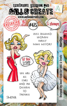 #475 Marilyn - A7 Stamp Set