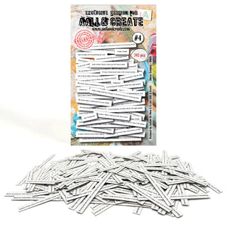 #4 Sharp Tongues White - AALL & CREATE Ephemera