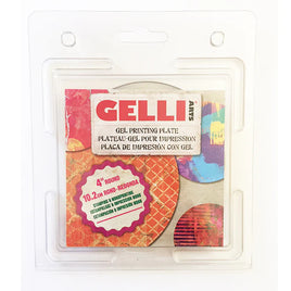 Gel Press Printing Plate - 4" Round