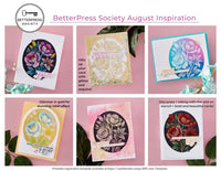 Sweet Moments Press Plate & Die Set - Layered Stencil Set - BetterPress Society August 2025