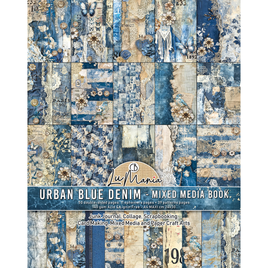 Mixed Media book Urban Blue Denim A4 Maxi - Ciao Bella LuMania
