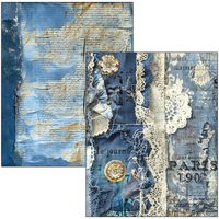 Mixed Media book Urban Blue Denim A4 Maxi - Ciao Bella LuMania