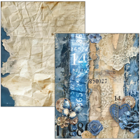 Mixed Media book Urban Blue Denim A4 Maxi - Ciao Bella LuMania