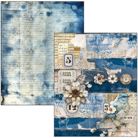 Mixed Media book Urban Blue Denim A4 Maxi - Ciao Bella LuMania