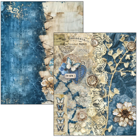 Mixed Media book Urban Blue Denim A4 Maxi - Ciao Bella LuMania