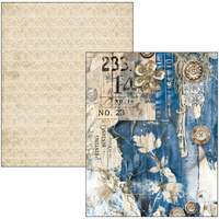 Mixed Media book Urban Blue Denim A4 Maxi - Ciao Bella LuMania