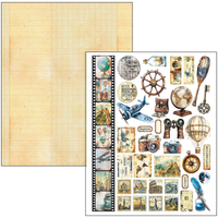 Mixed Media Book Journey Ahead A4 Maxi - Ciao Bella LuMania