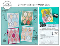 Teardrop Mosaic Press Plate & Die Set - BetterPress Society March 2026