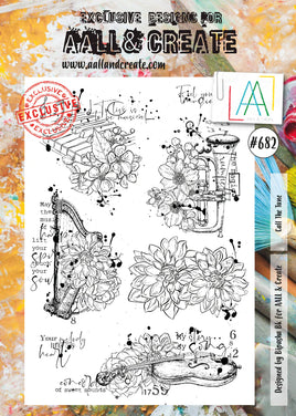 #682 Call the Tune - A4 Stamp Set
