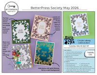 Brighten Foliage Press Plates + Free Gift Stencil - BetterPress Society May 2026