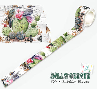#69 Prickly Blooms - Layer It Up Washi Tape