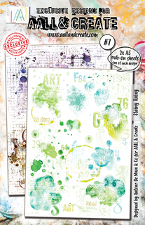 Stainy Rainy - AALL & CREATE Rub-Ons