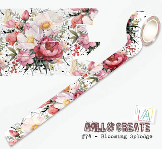 #74 Blooming Splodge - Layer-It-Up Washi Tape