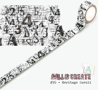 #76 Heritage Scroll - Layer It Up Washi Tape