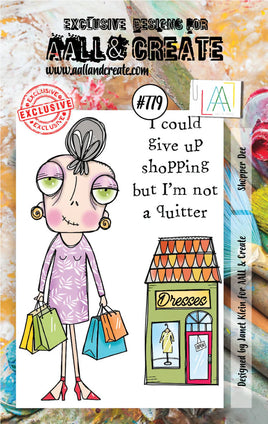 #779 Shopper Dee - A7 Stamp Set