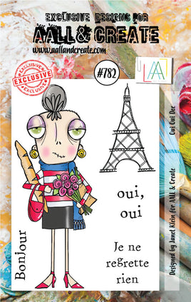 #782 Oui Oui Dee - A7 Stamp Set