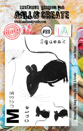 #811 Cute Mouse - A7 Stamp Set