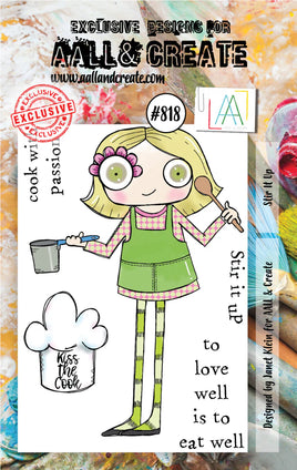 #818 Stir It Up - A7 Stamp Set
