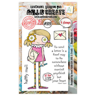 #819 Happy Mail - A7 Stamp Set