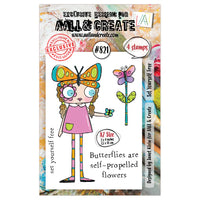 #821 Set Yourself Free - A7 Stamp Set