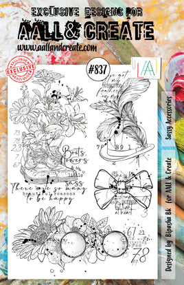 #837 Sassy Accessories - A5 Stamp Set