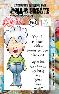 #844 Ester Jean - A7 Stamp Set