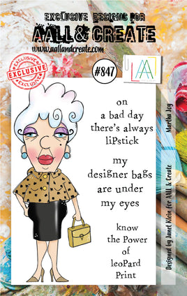 #847 Martha Joy - A7 Stamp Set