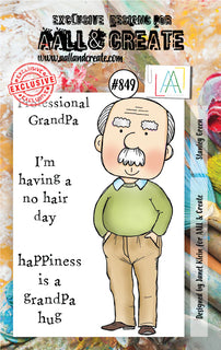#849 Stanley Green - A7 Stamp Set