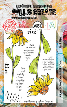 #851 Rise & Shine - A7 Stamp Set