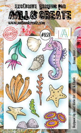 #859 Ocean Floor - A6 Stamp Set