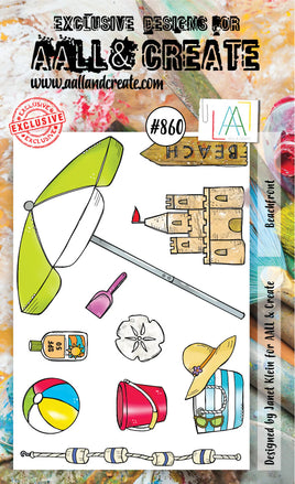 #860 Beachfront - A6 Stamp set