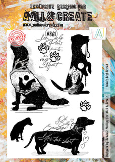 #861 Man's Best Friend - A4 Stamp Set