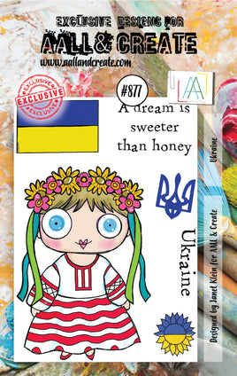 #877 Ukraine - A7 Stamp Set