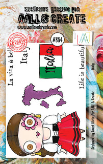 #884 Italy - A7 Stamp Set