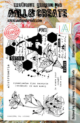 #903 Alstromeria - A5 Stamp Set