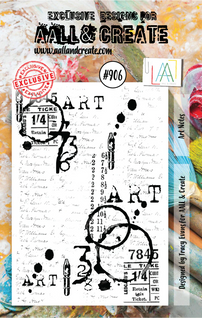 #906 Art Notes - A7 Stamp Set