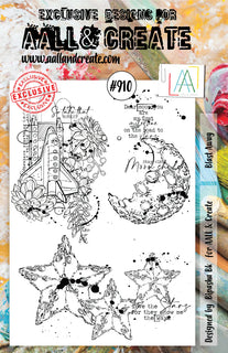 #910 Blast Away - A5 Stamp Set