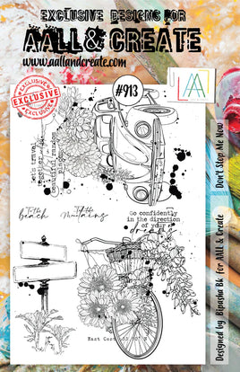 #913 Don't Stop Me Now - A5 Stamp Set