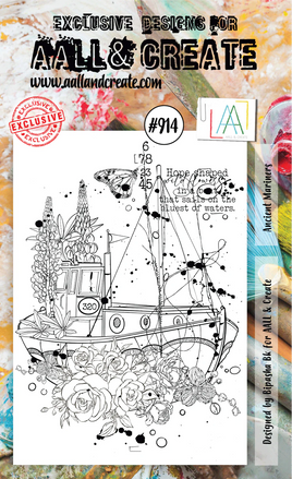 #914 Ancient Mariners - A6 Stamp Set