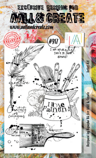 #917 Artist Kit - A6 Stamp Set