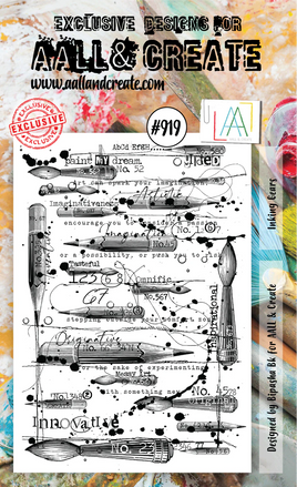 #919 Inking Gears - A6 Stamp Set