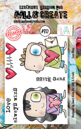 #932 Love Wins - A7 Stamp Set