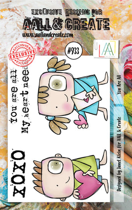 #933 You Are All - A7 Stamp Set
