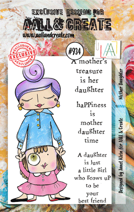 #934 Mother Daughter - A7 Stamp Set