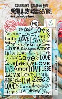 #939 Amour - A7 Stamp