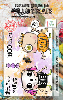 #951 Fright Night - A7 Stamp Set