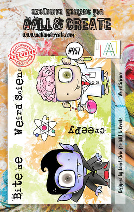 #957 Weird Science - A7 Stamp Set