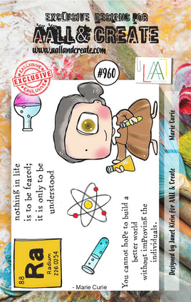 #960 Marie Curie - A7 Stamp Set