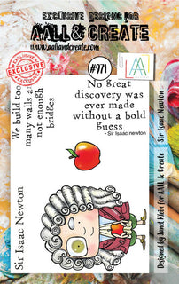 #971 Sir Isaac Newton - A7 Stamp Set